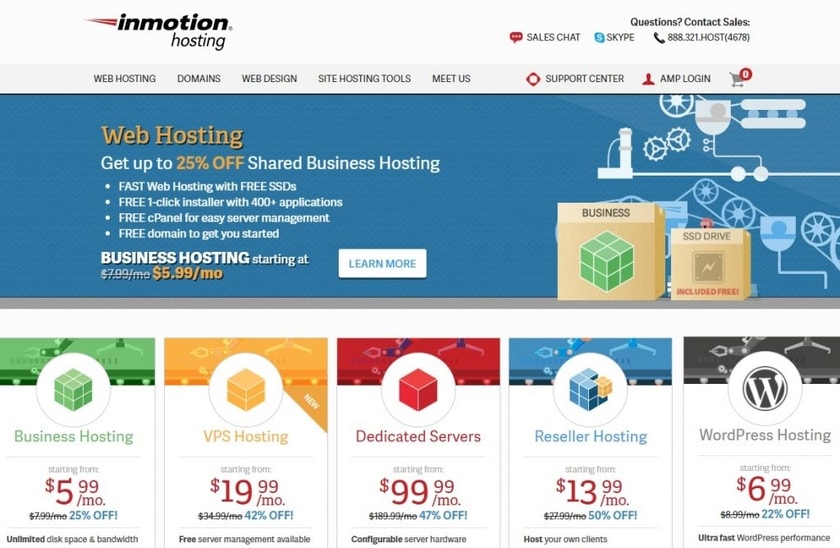 inmotion hosting uk